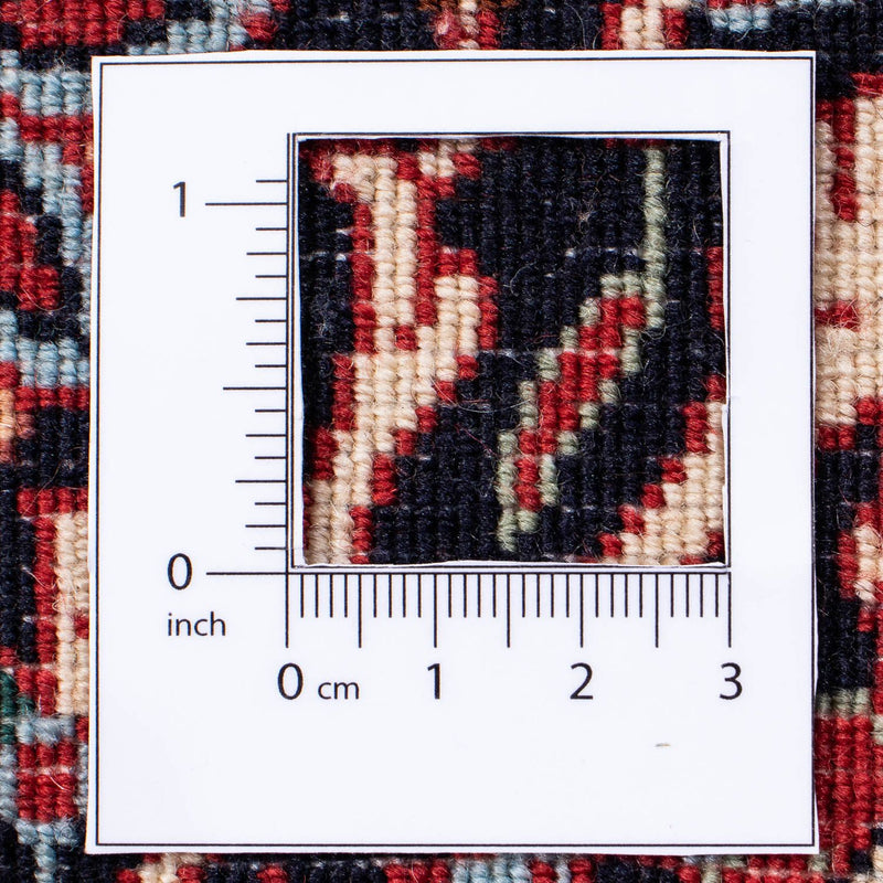 Persisk matta - Bijar - 314 x 253 cm - mörkröd