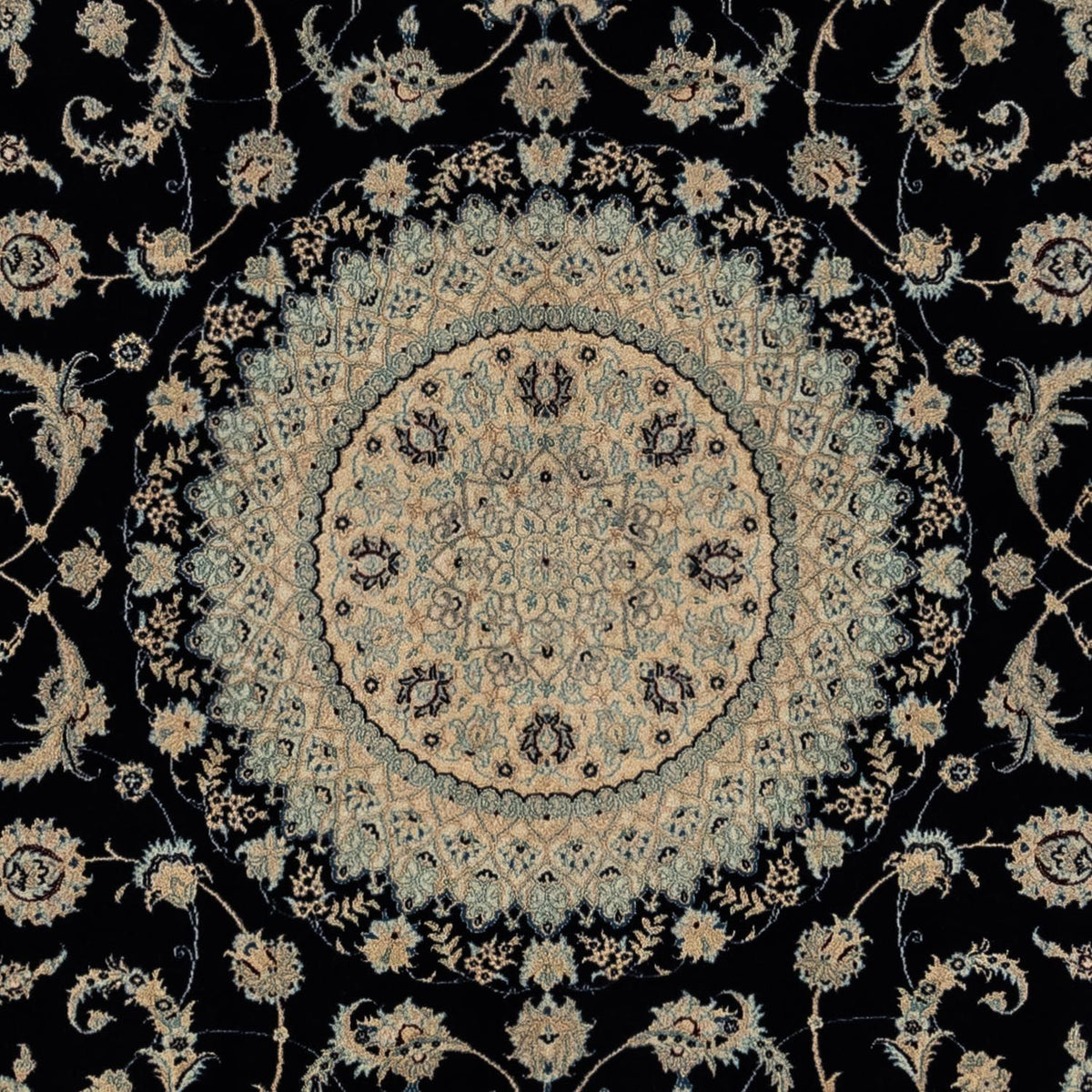 Persisk matta - Nain - Royal - 300 x 247 cm - svart