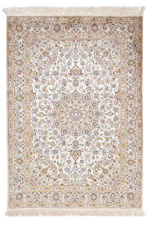 Persisk matta - Ghom - 147 x 100 cm - beige