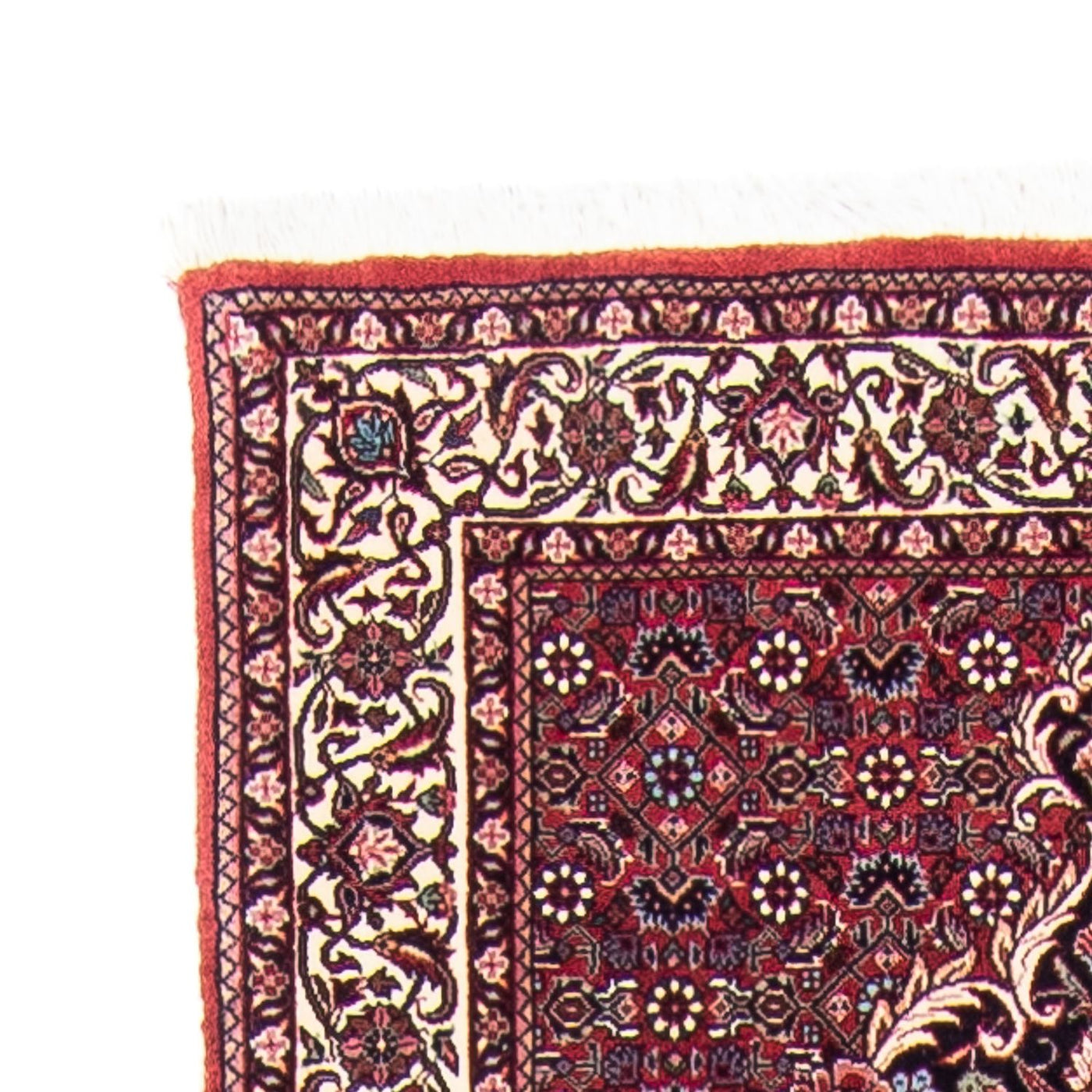 Runner Persisk matta - Bijar - 363 x 83 cm - mörkröd