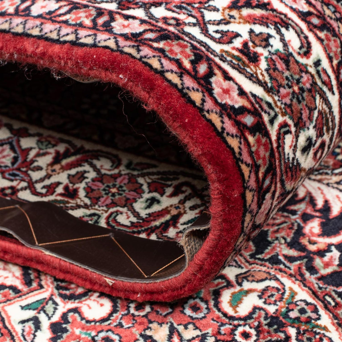 Runner Persisk matta - Bijar - 363 x 83 cm - mörkröd