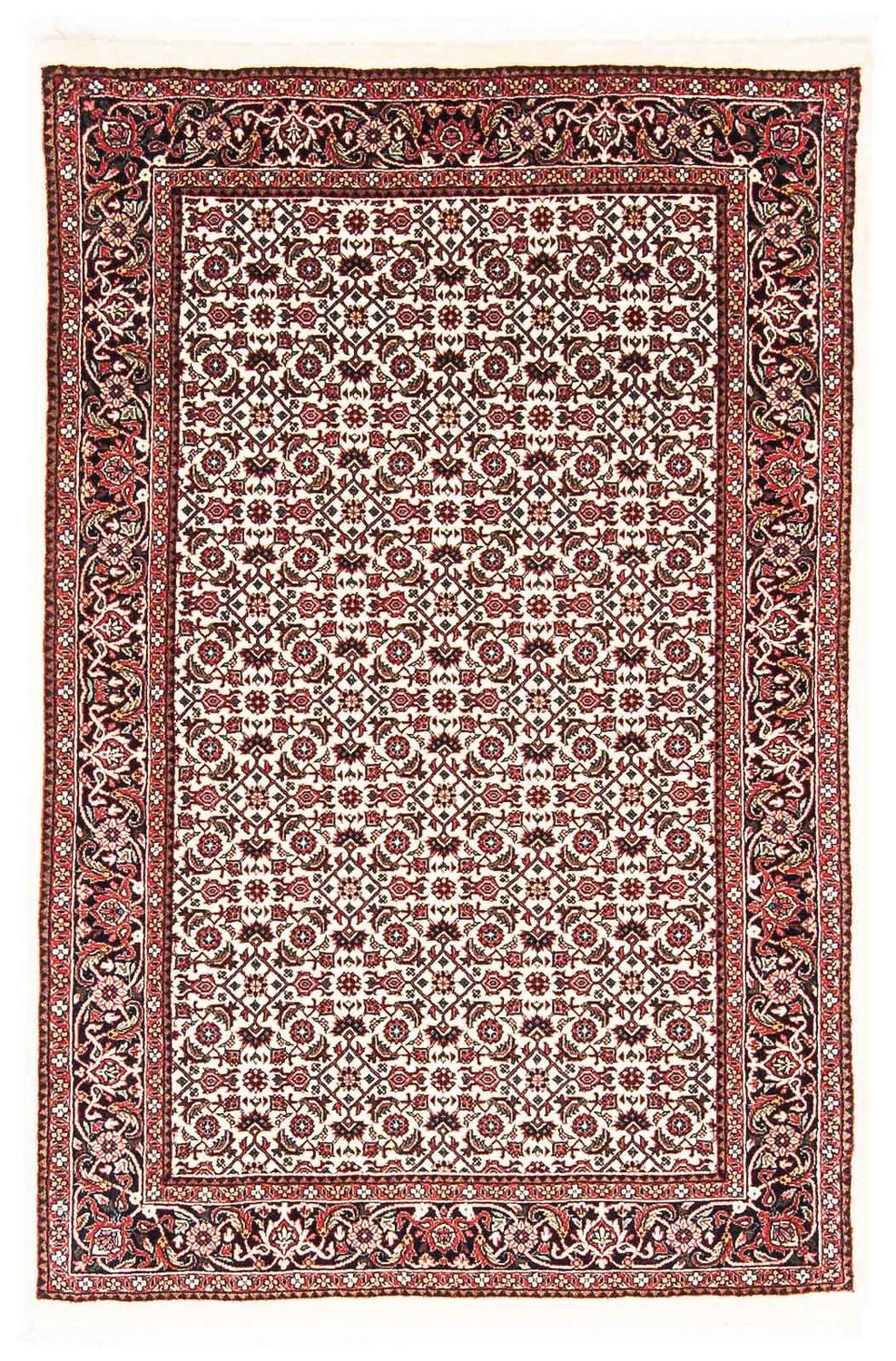 Persisk matta - Bijar - 141 x 90 cm - beige