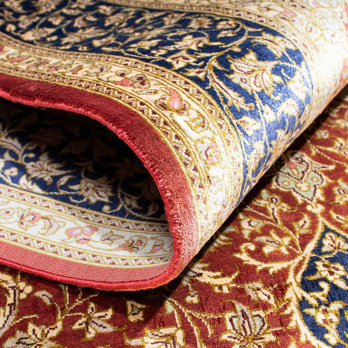 Persisk matta - Ghom - 154 x 100 cm - rost