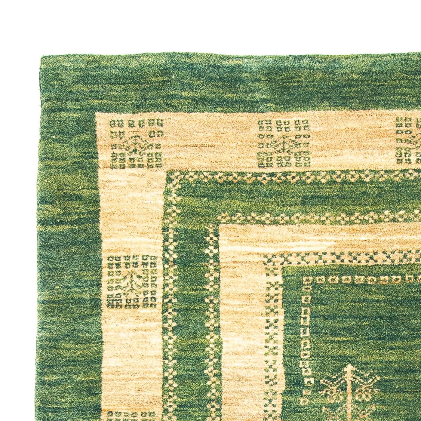 Gabbeh-matta - persisk - 188 x 151 cm - grön