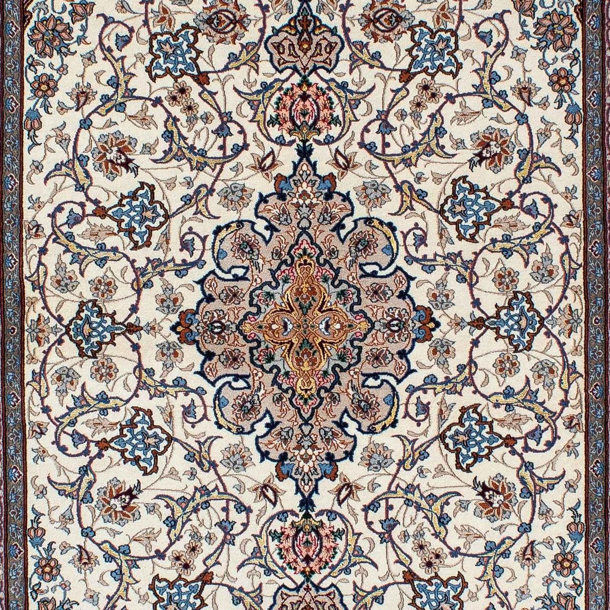 Persisk matta - Isfahan - Premium - 229 x 150 cm - beige