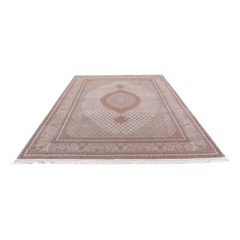 Persisk matta - Tabriz - 355 x 248 cm - ljusbrun