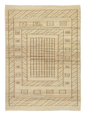 Gabbeh-matta - persisk - 198 x 141 cm - flerfärgad