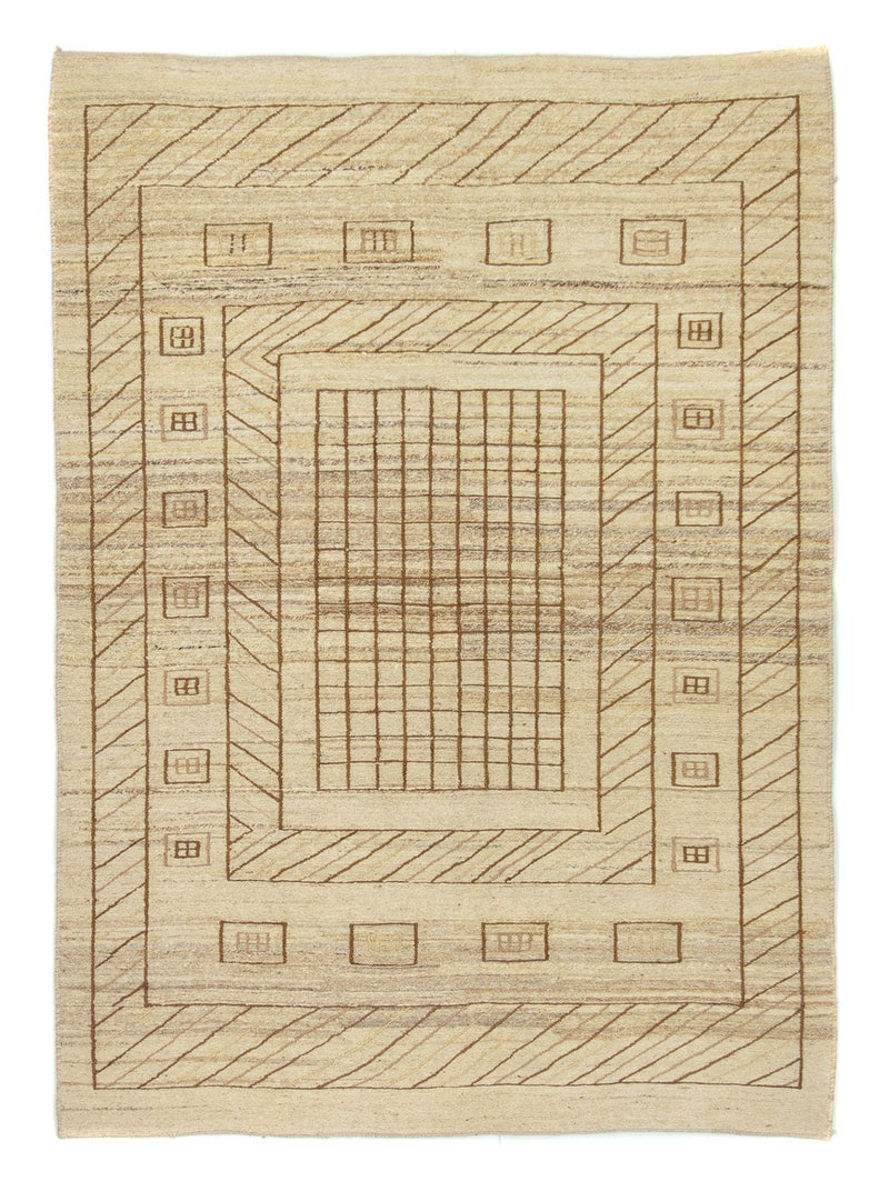 Gabbeh-matta - persisk - 198 x 141 cm - flerfärgad