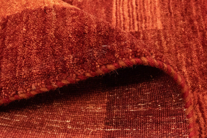 Gabbeh-matta - persisk - 191 x 120 cm - mörkröd