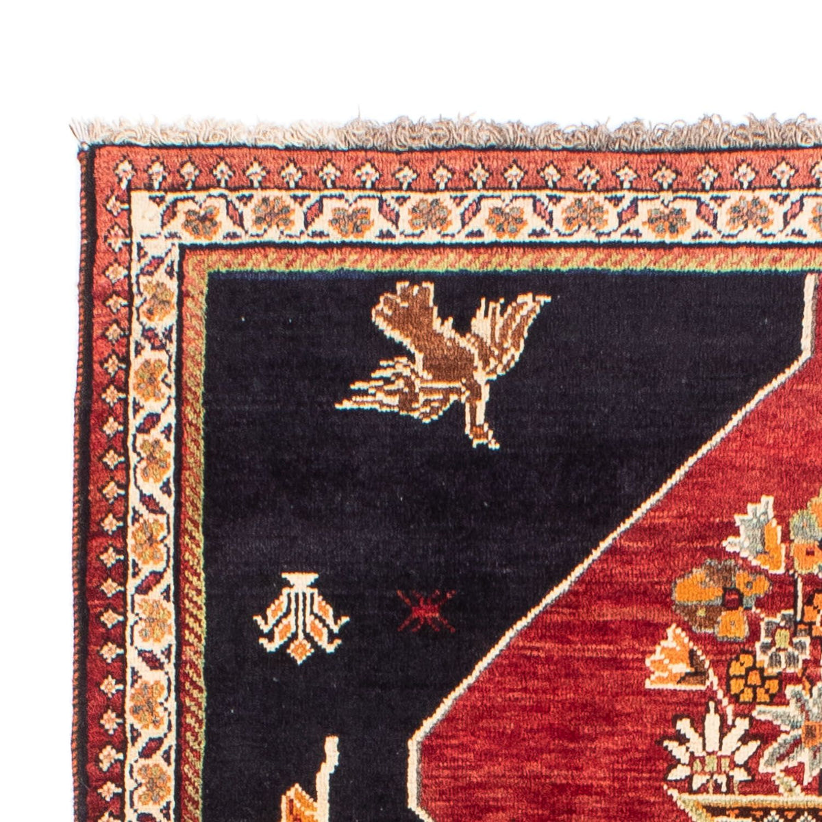 Persisk matta - Nomadic - 202 x 127 cm - mörkblå