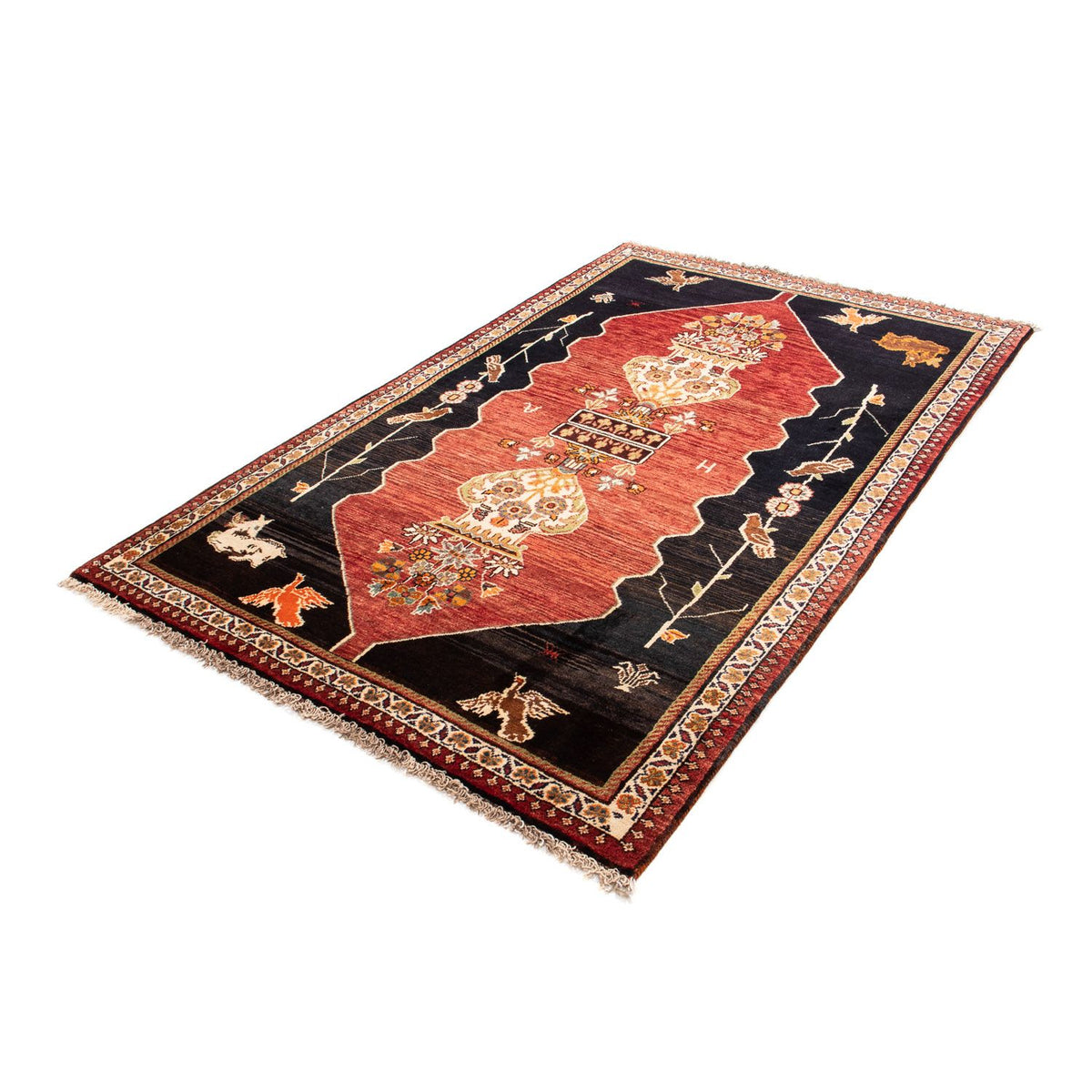 Persisk matta - Nomadic - 202 x 127 cm - mörkblå