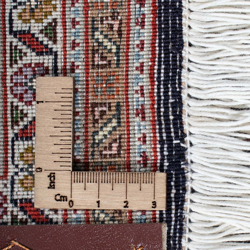 Persisk matta - Tabriz - 303 x 202 cm - mörkbrun