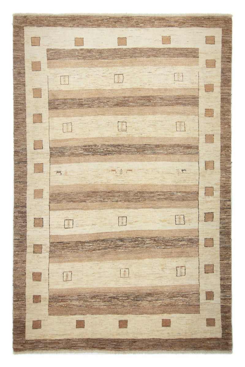 Gabbeh-matta - persisk - 295 x 197 cm - beige