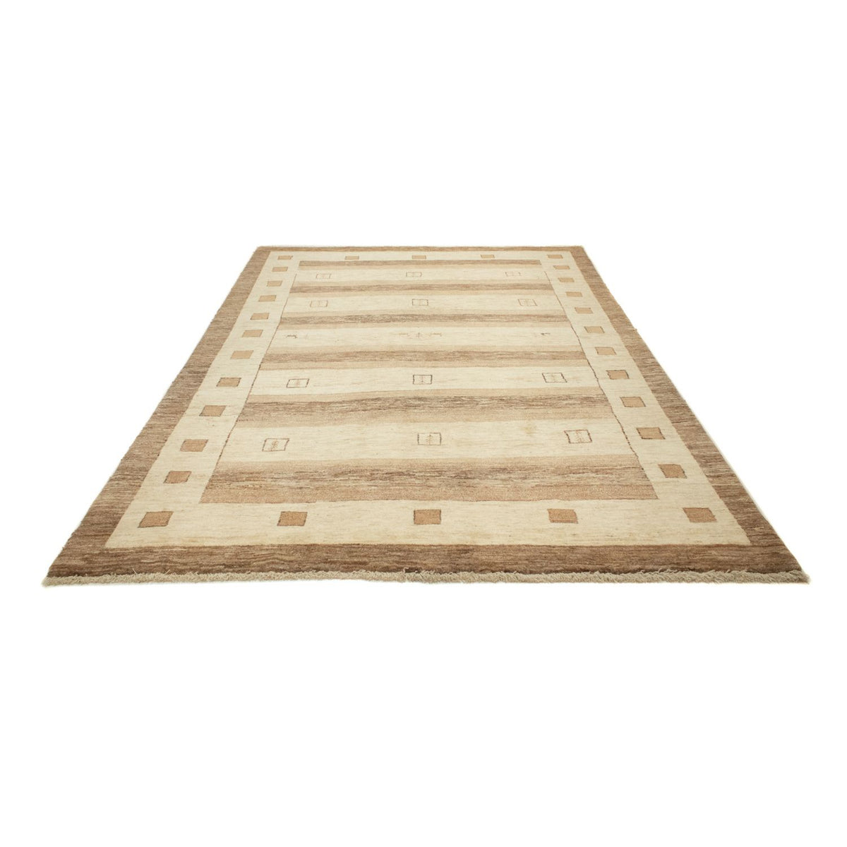 Gabbeh-matta - persisk - 295 x 197 cm - beige