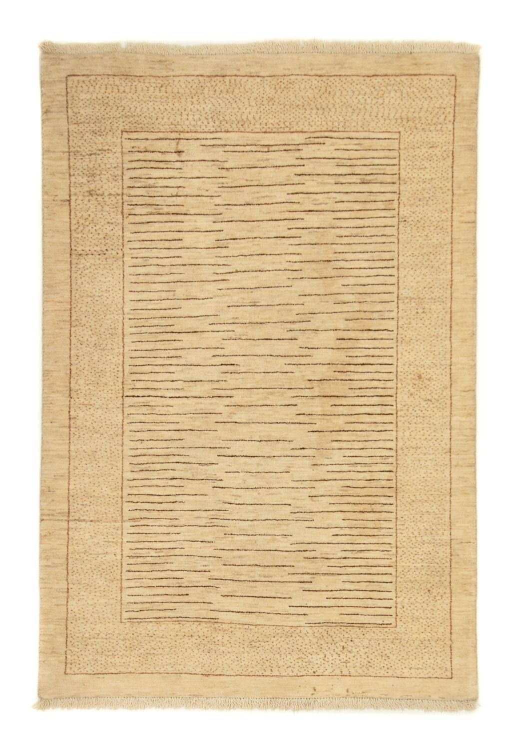 Gabbeh-matta - persisk - 174 x 121 cm - beige
