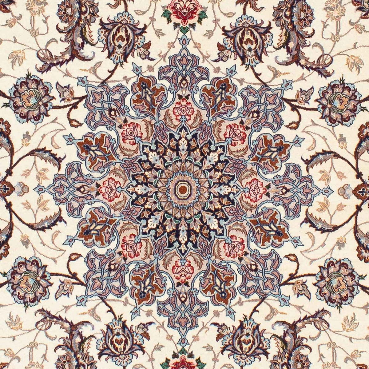 Persisk matta - Isfahan - Premium - 242 x 155 cm - beige