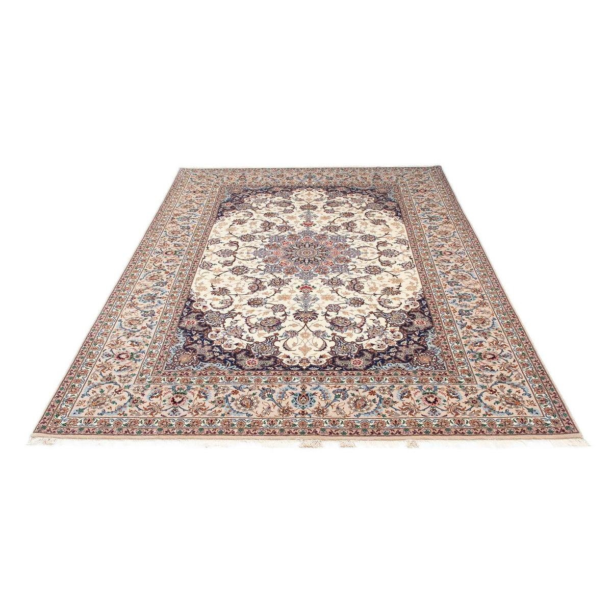 Persisk matta - Isfahan - Premium - 242 x 155 cm - beige