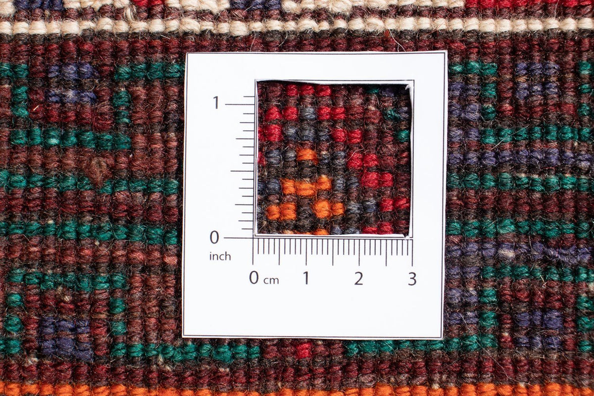 Persisk matta - Nomadic - 312 x 208 cm - mörkröd