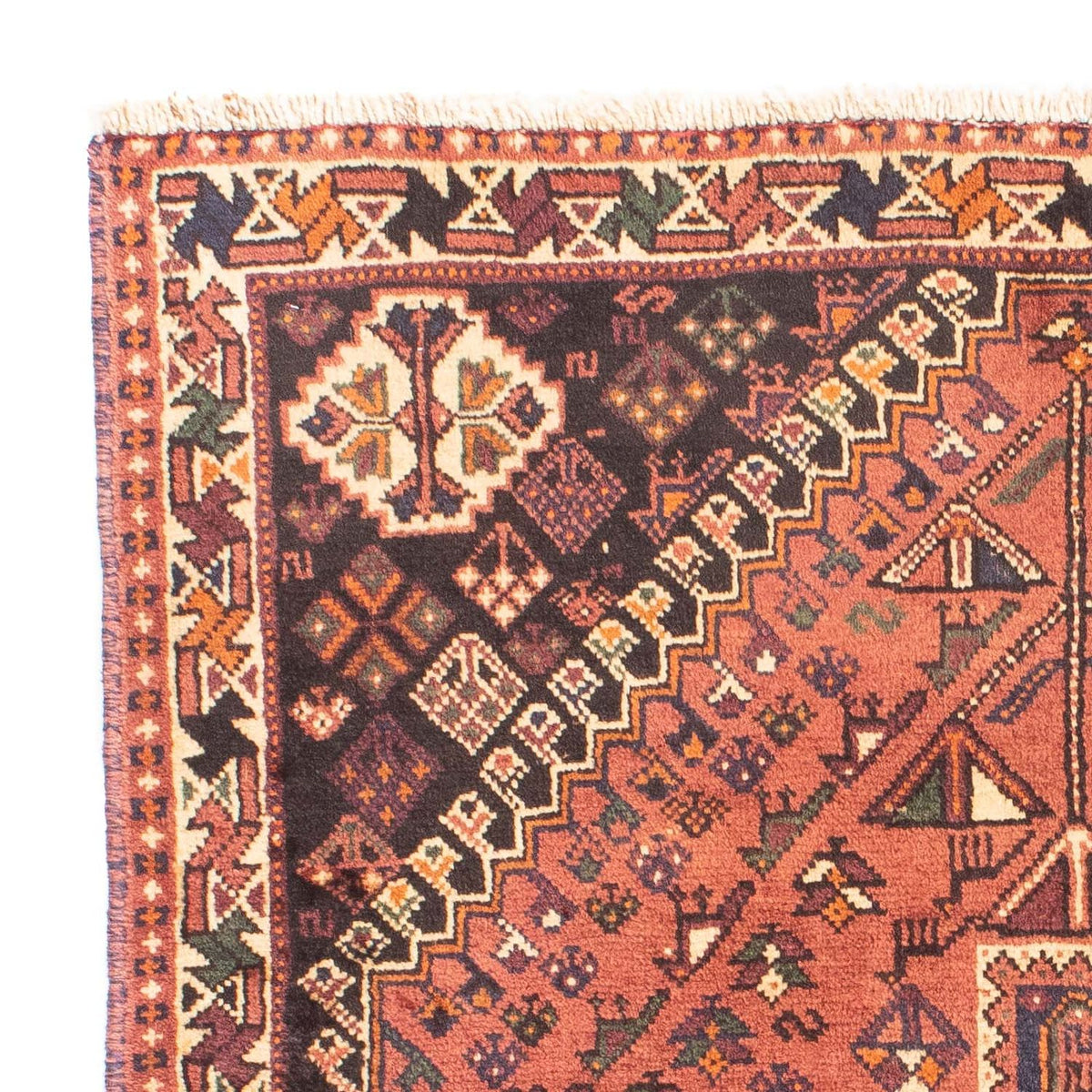 Persisk matta - Nomadic - 161 x 108 cm - ljusröd