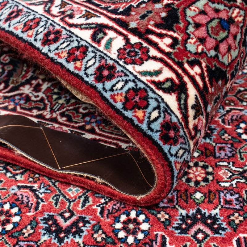 Persisk matta - Bijar - 214 x 133 cm - mörkröd