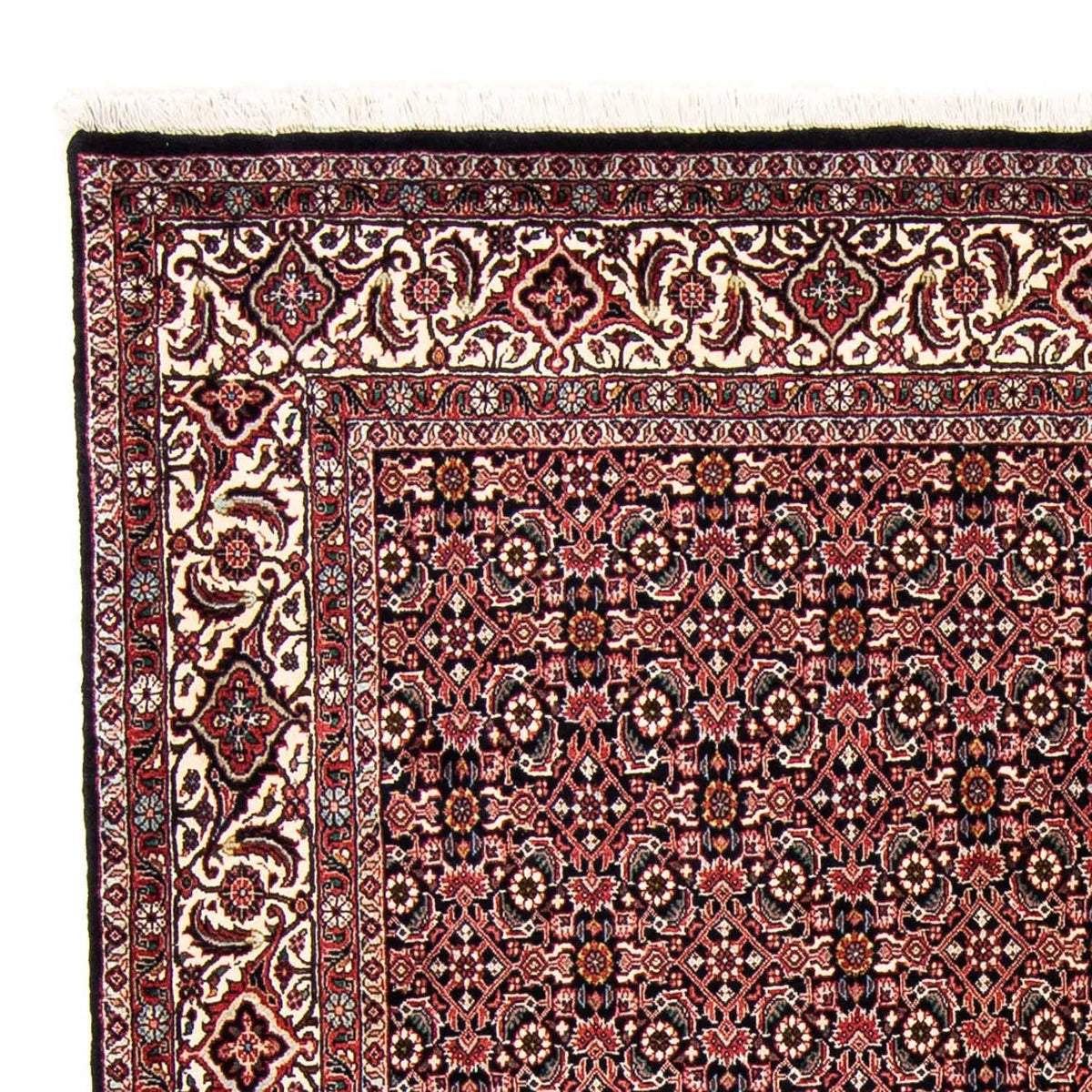 Persisk matta - Bijar - 247 x 168 cm - mörkblå