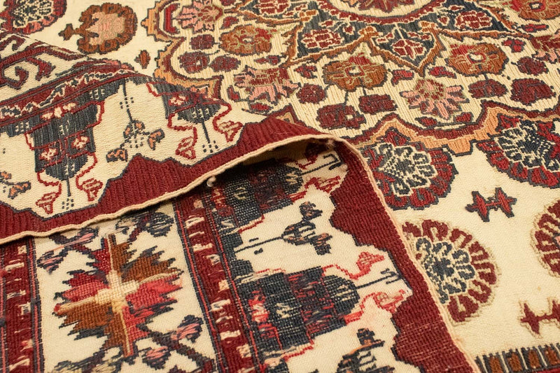 Kelim Carpet - orientalisk matta - 185 x 148 cm - flerfärgad