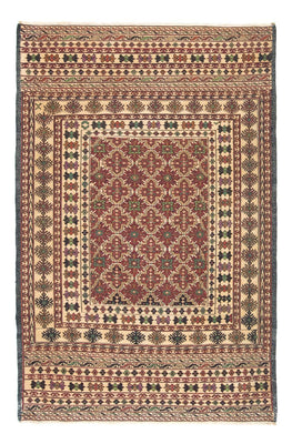 Kelim Carpet - orientalisk matta - 138 x 92 cm - flerfärgad