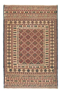 Kelim Carpet - orientalisk matta - 138 x 92 cm - flerfärgad