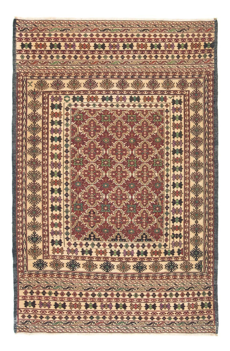 Kelim Carpet - orientalisk matta - 138 x 92 cm - flerfärgad
