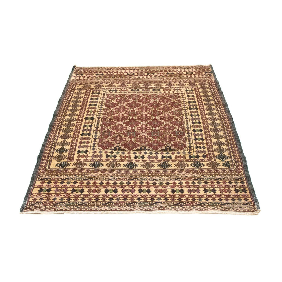 Kelim Carpet - orientalisk matta - 138 x 92 cm - flerfärgad