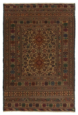 Kelim Carpet - orientalisk matta - 142 x 96 cm - flerfärgad