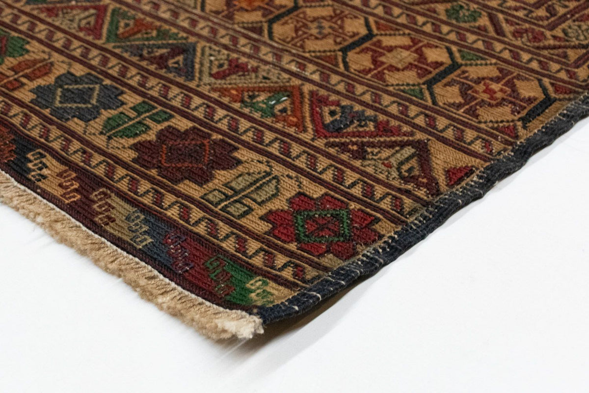 Kelim Carpet - orientalisk matta - 142 x 96 cm - flerfärgad