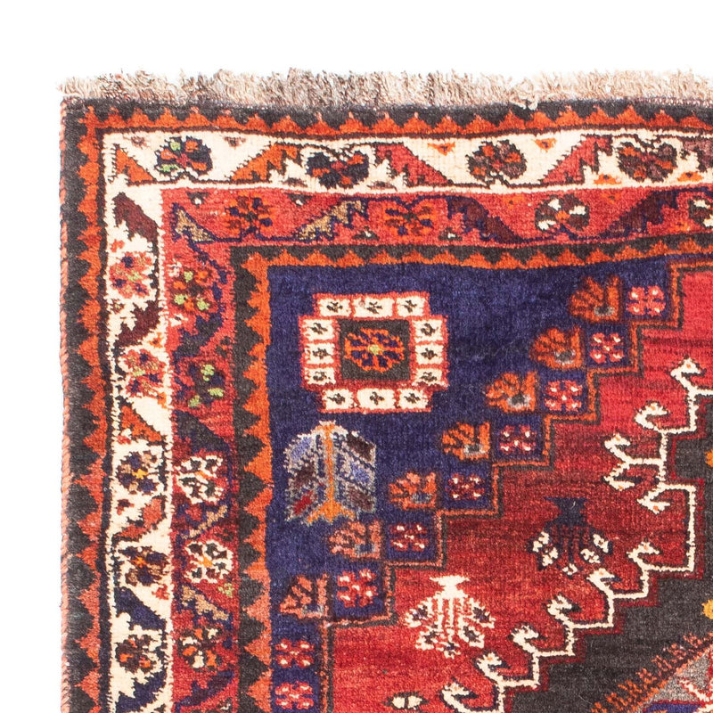 Persisk matta - Nomadic - 167 x 116 cm - mörkröd