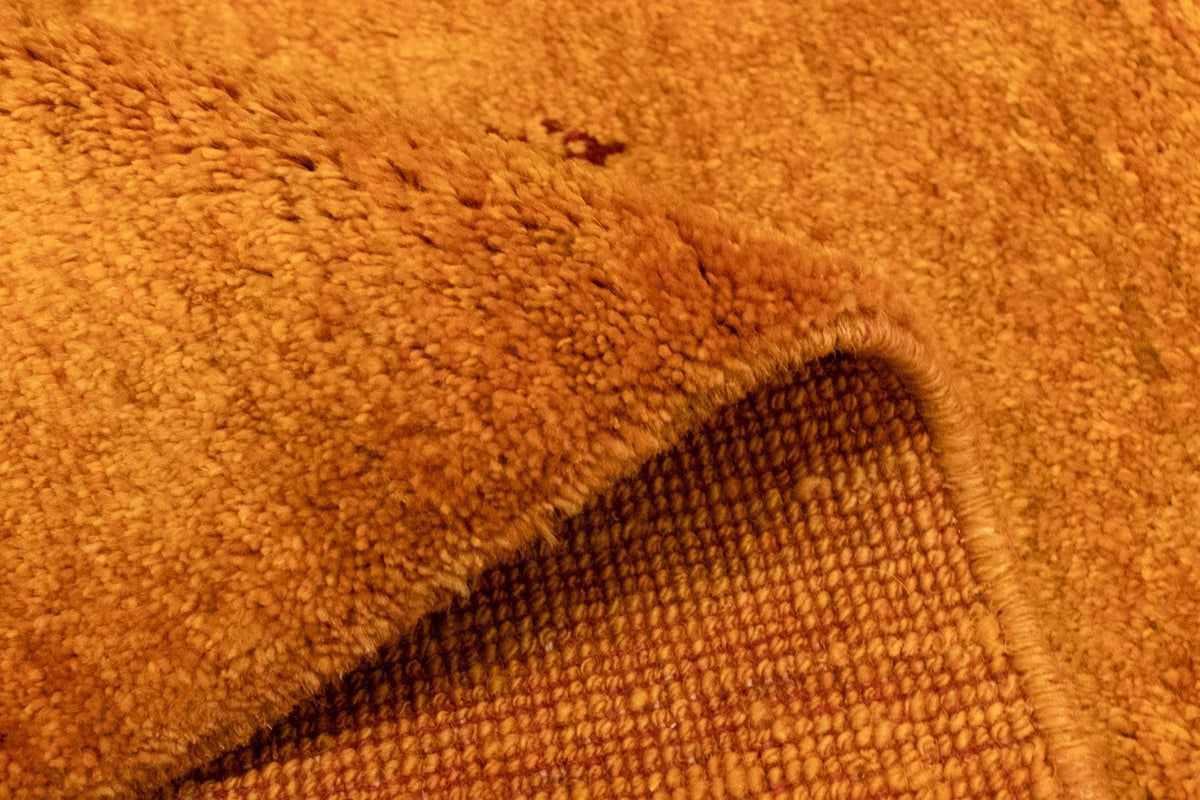 Gabbeh-matta - persisk - 132 x 86 cm - guld