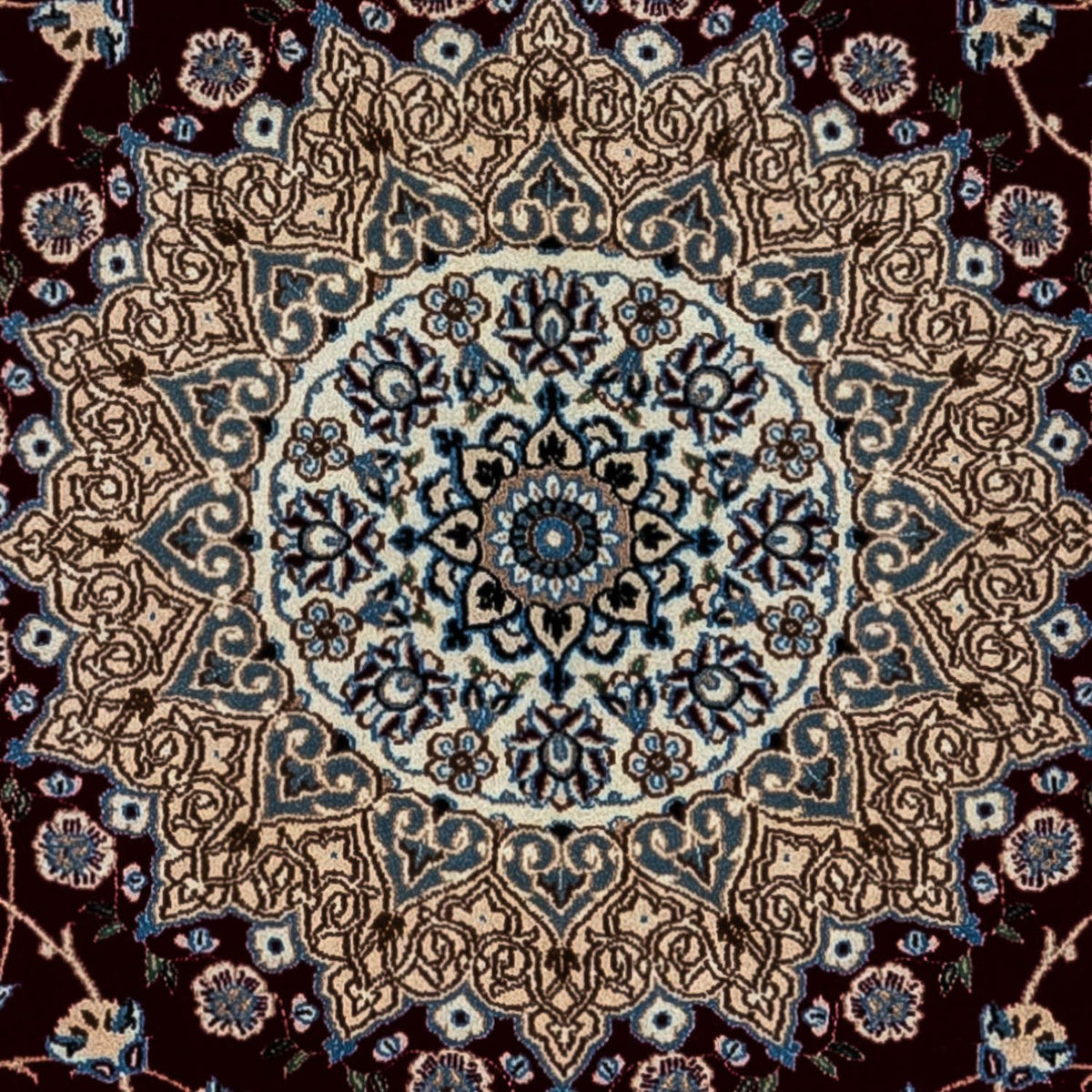 Persisk matta - Nain - Royal - 354 x 253 cm - svart