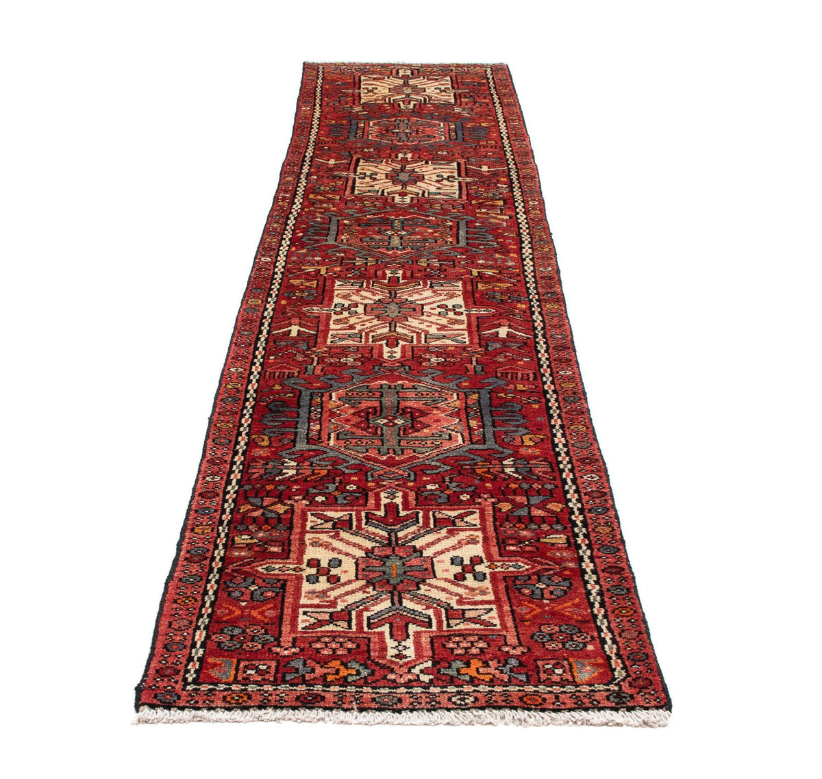 Runner Persisk matta - Nomadic - 295 x 70 cm - ljusröd