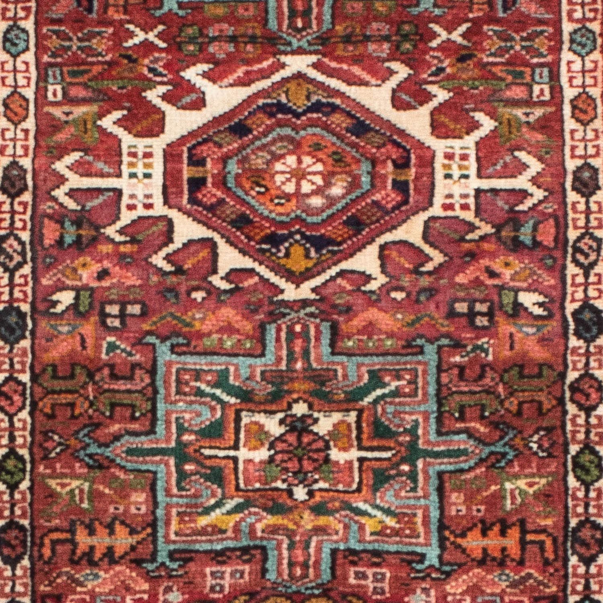 Runner Persisk matta - Nomadic - 186 x 68 cm - ljusröd