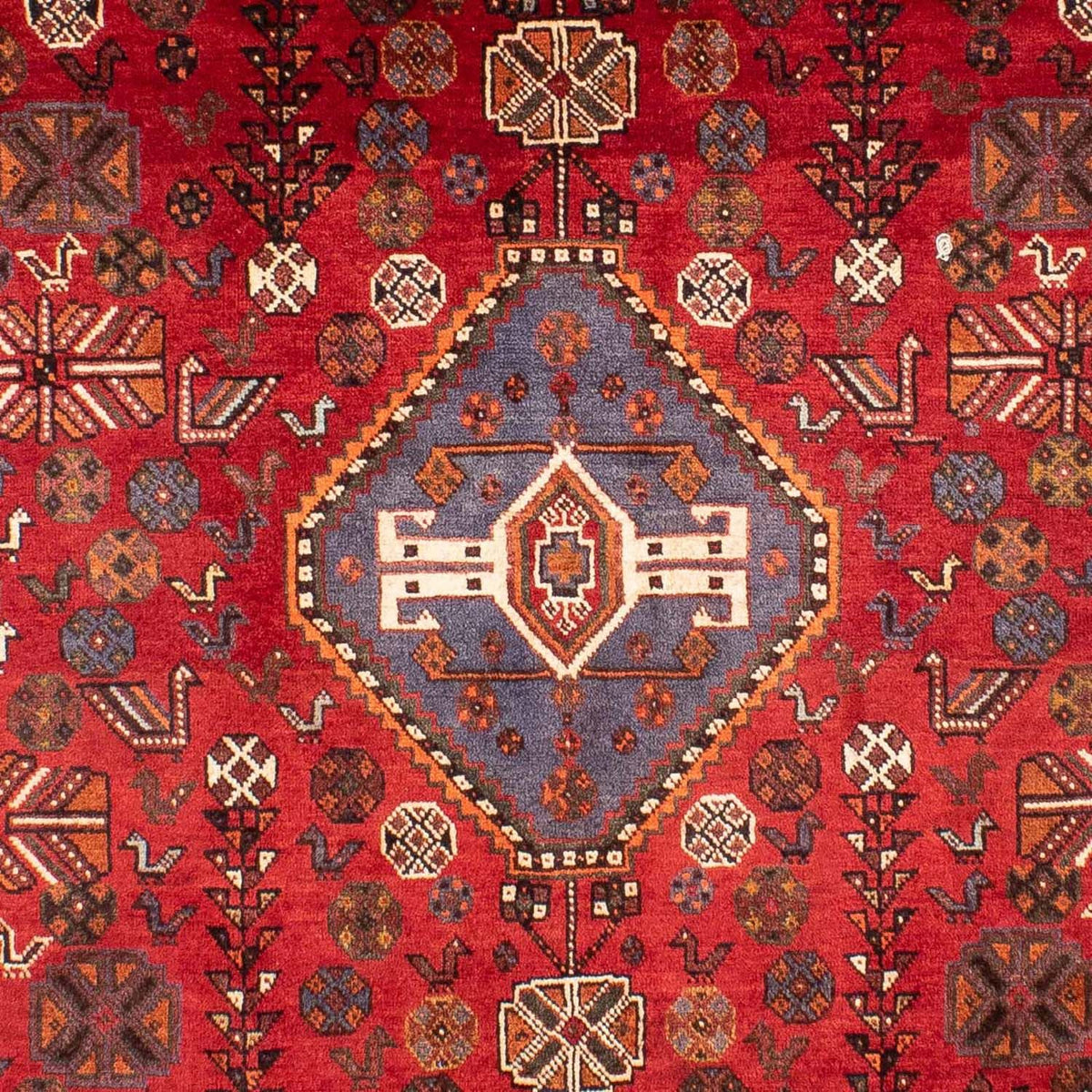 Persisk matta - Nomadic - 312 x 216 cm - mörkröd