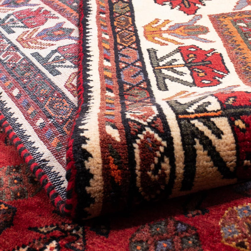 Persisk matta - Nomadic - 312 x 216 cm - mörkröd