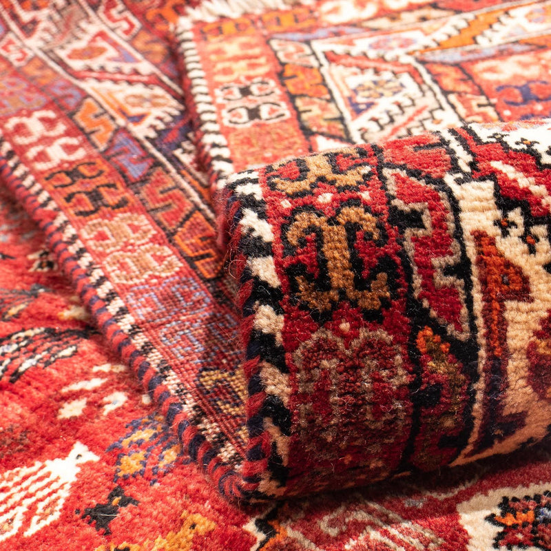 Persisk matta - Nomadic - 315 x 216 cm - mörkröd