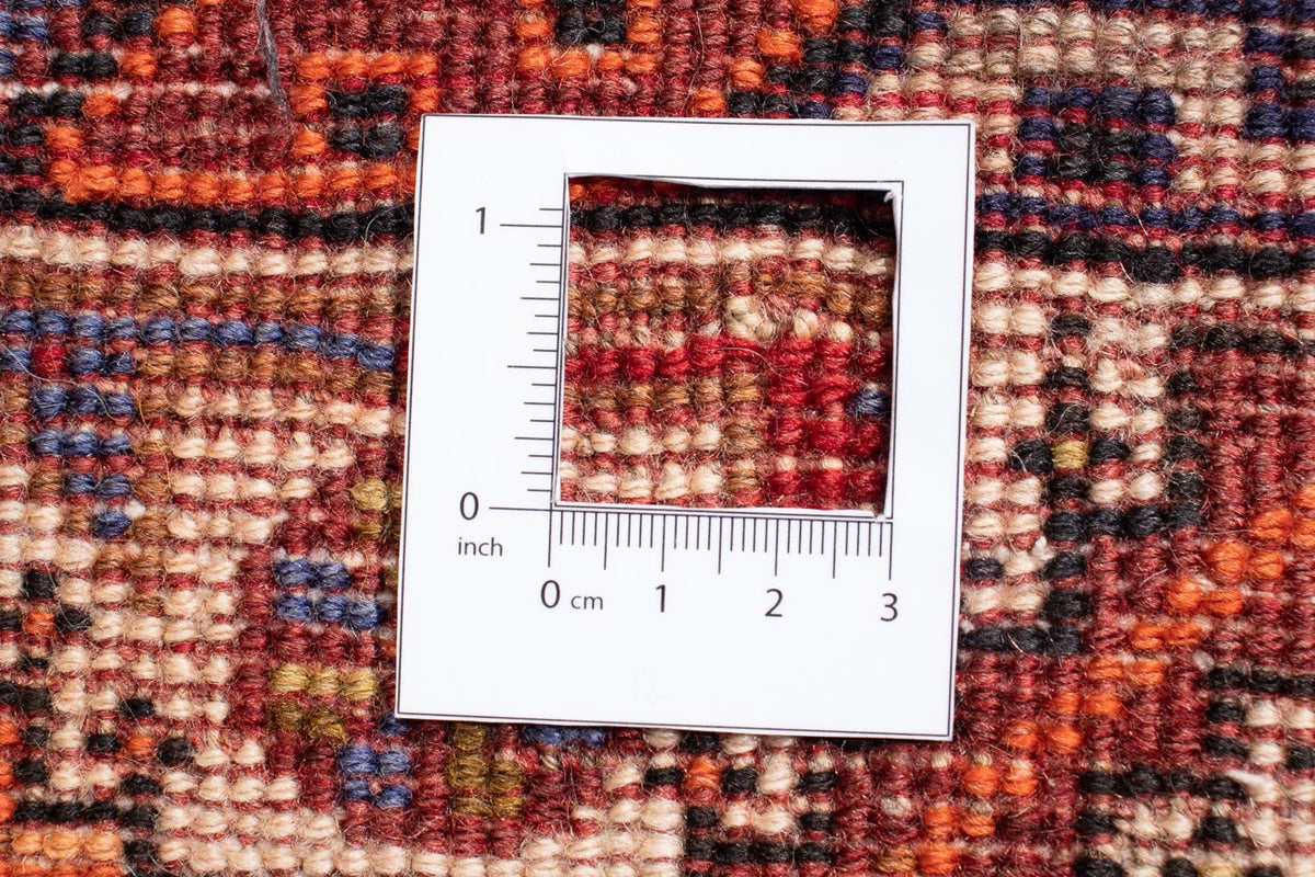 Persisk matta - Nomadic - 315 x 216 cm - mörkröd