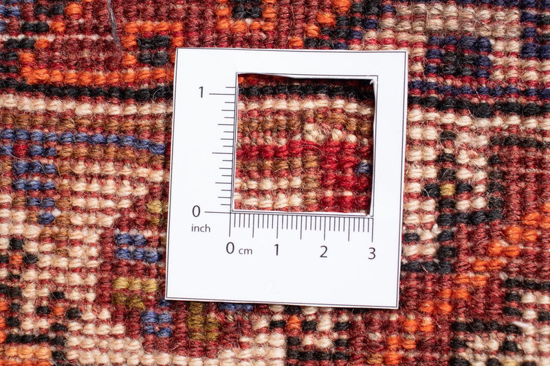 Persisk matta - Nomadic - 315 x 216 cm - mörkröd