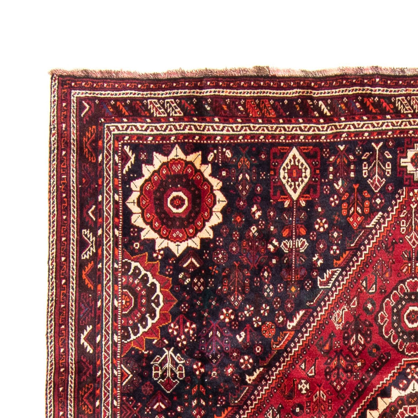 Persisk matta - Nomadic - 315 x 230 cm - mörkröd