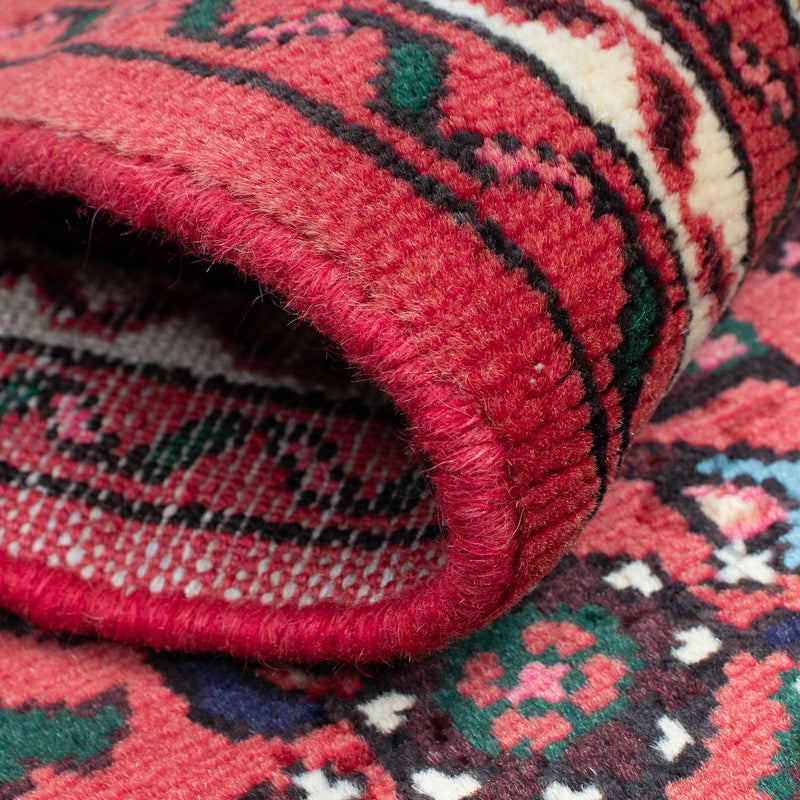 Runner Persisk matta - Nomadic - 195 x 70 cm - mörkröd