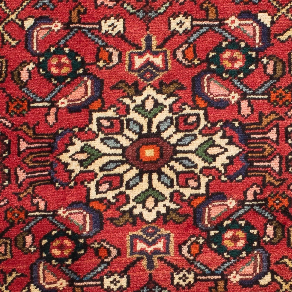 Runner Persisk matta - Nomadic - 202 x 75 cm - mörkröd