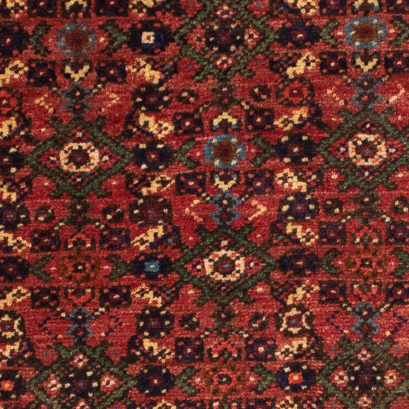 Runner Persisk matta - Nomadic - 195 x 73 cm - mörkröd