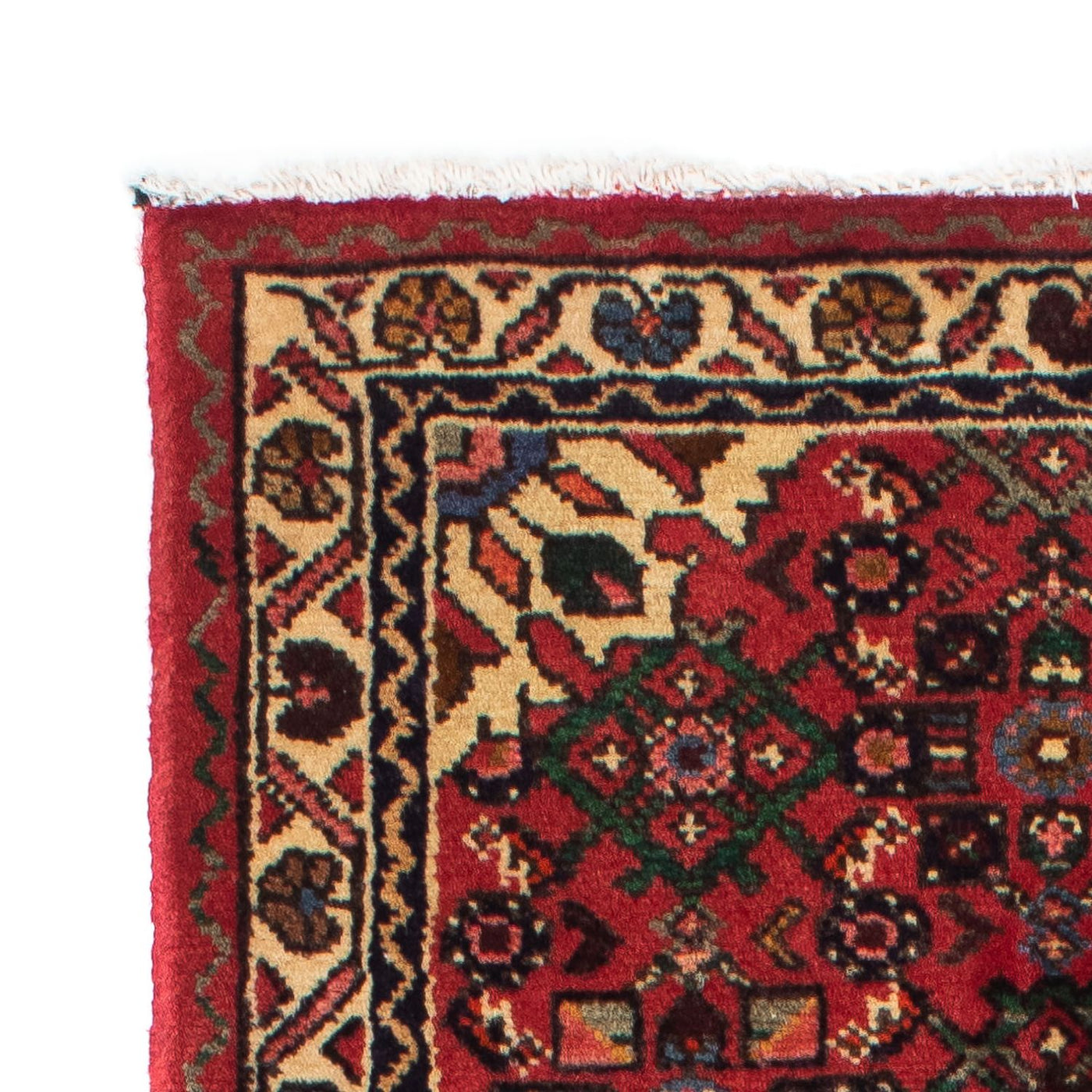 Runner Persisk matta - Nomadic - 192 x 70 cm - mörkröd