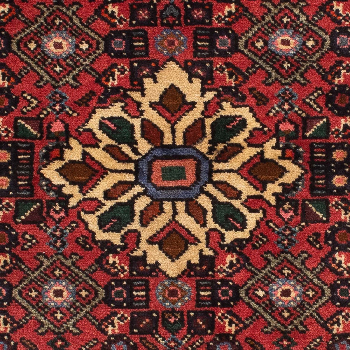 Runner Persisk matta - Nomadic - 198 x 70 cm - mörkröd