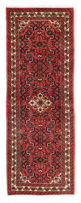 Runner Persisk matta - Nomadic - 195 x 70 cm - mörkröd