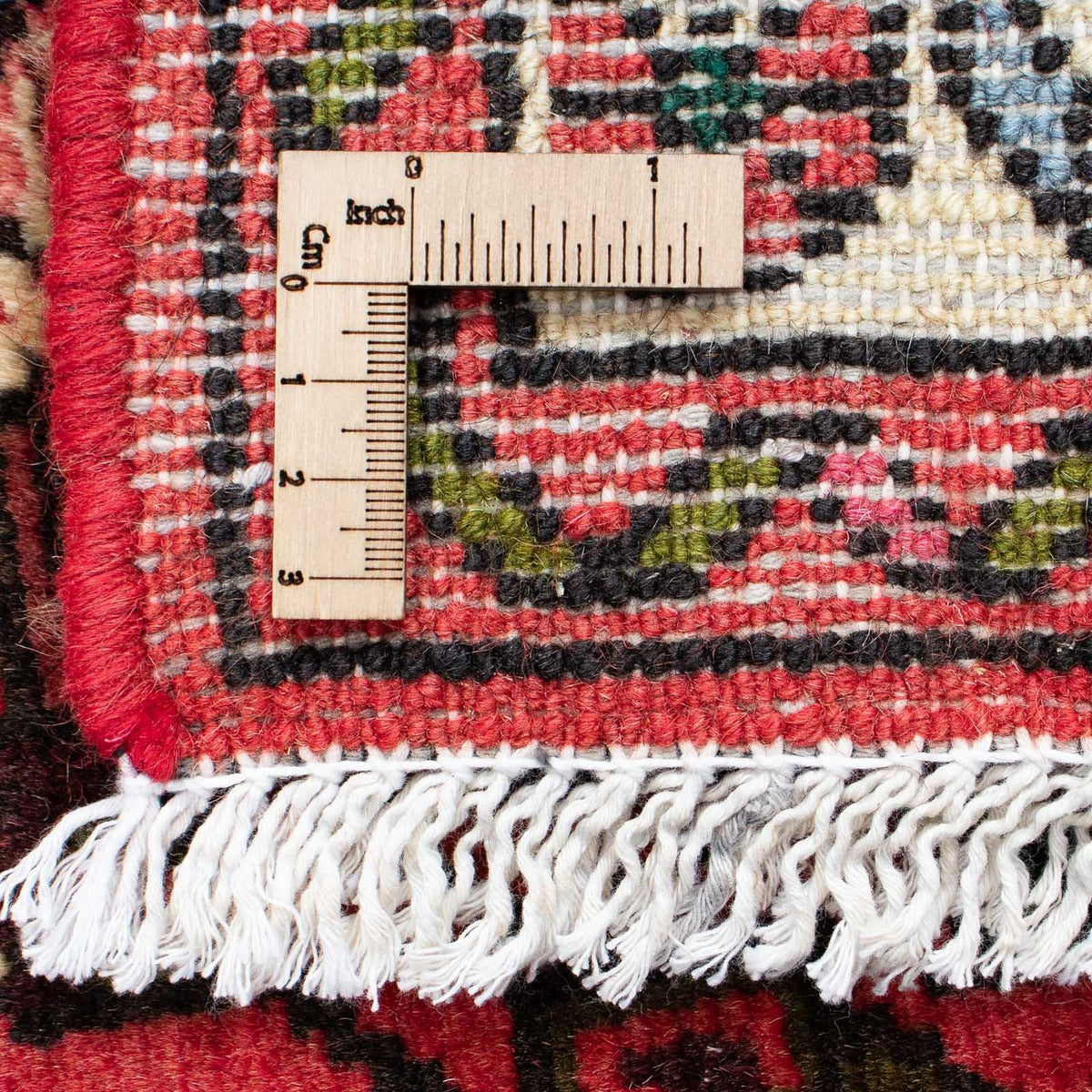 Runner Persisk matta - Nomadic - 195 x 70 cm - mörkröd